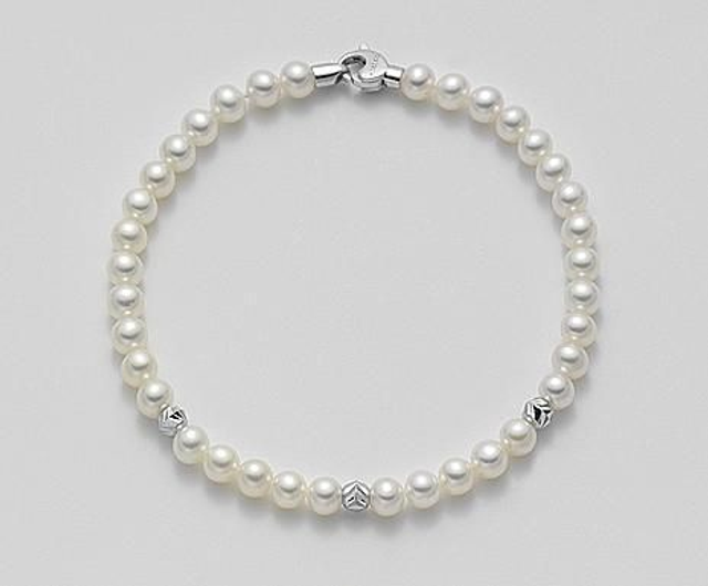 Bracciale Mikiko in Oro 18 Kt con Perle