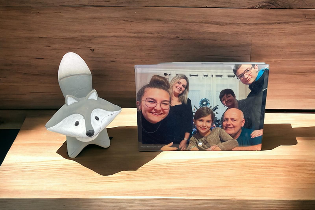 Cadre photo en verre 178mmx127mm