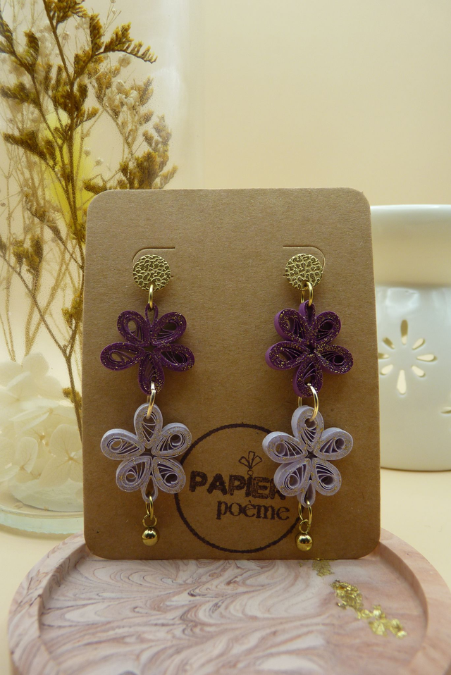 Modèle Charleston - Violet foncé et violet pâle