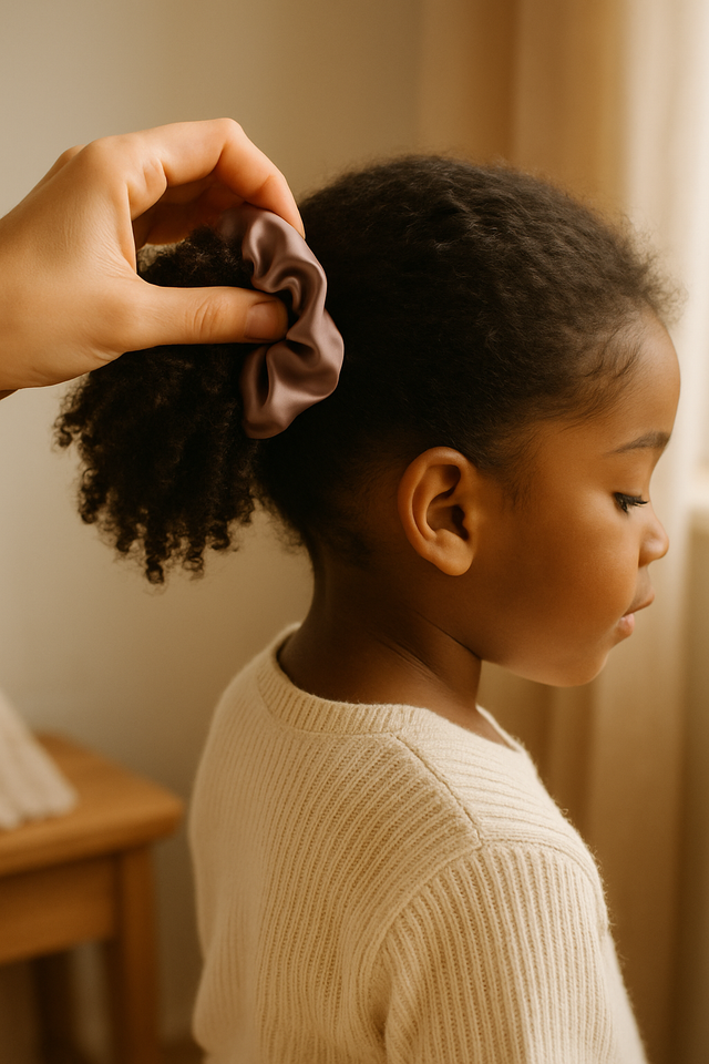 Lot de 3 chouchoux satin 