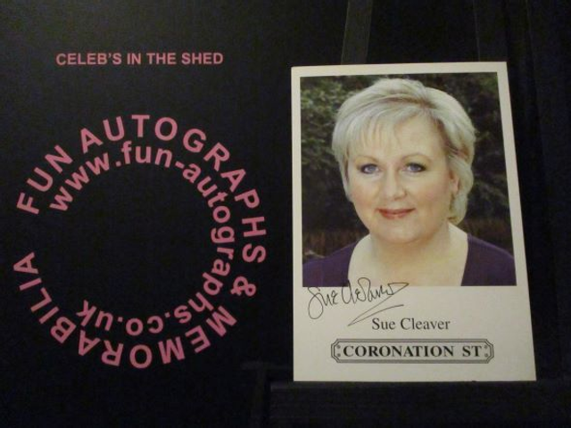 Sue Cleaver (Eileen Grimshaw) Original Coronation Street Pre-Print Cast Card