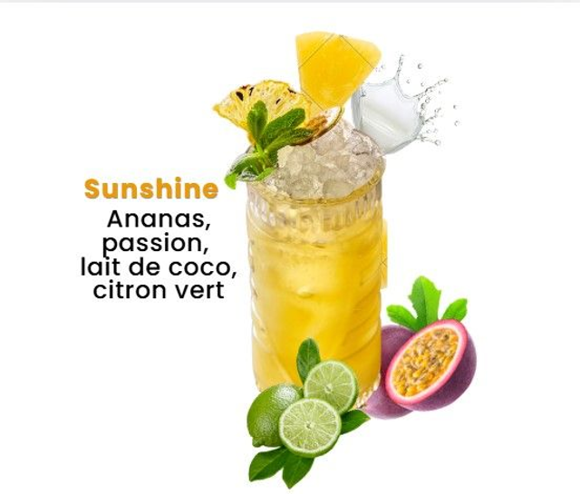 Sunshine – Cocktail tropical 