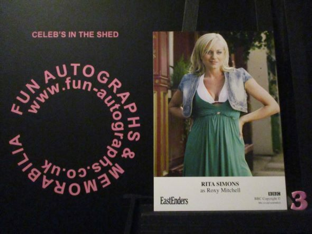 Rita Simons (Roxy Mitchell) Original EastEnders Cast Card (3)