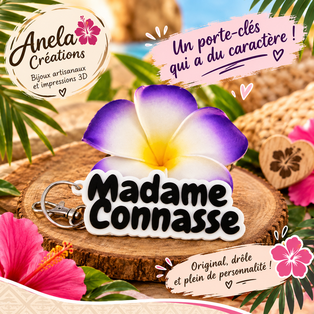 Porte clé Madame Connasse