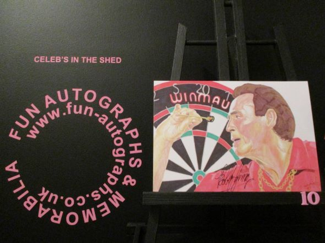 Bobby George Limited Edition Signed A5 Portrait Drawing Print (10)