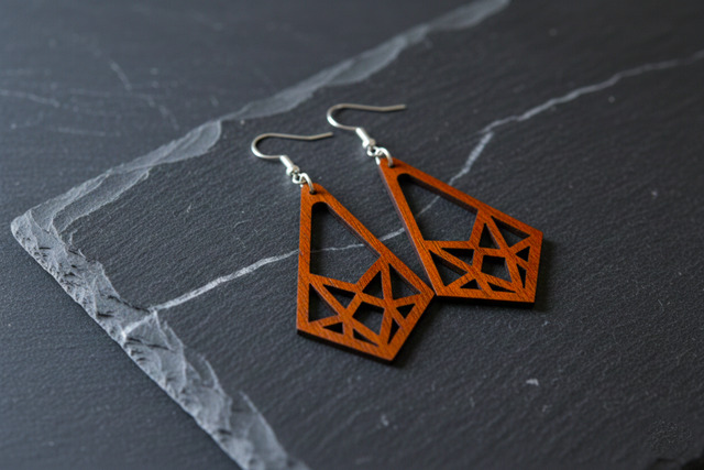 BOUCLE D'OREILLE N°3 : Le soleil couchant