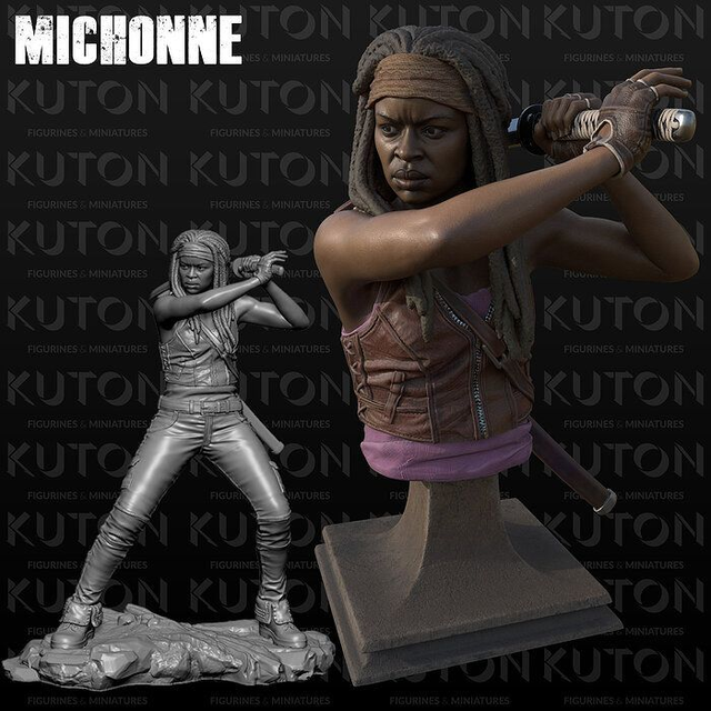 STATUE THE WALKING DEAD MICHONNE série horror movie
