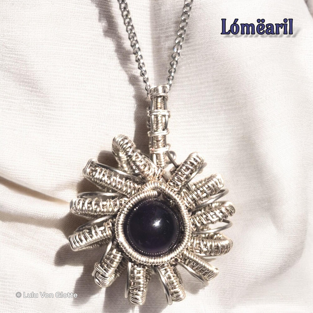 LOMEARIL (Améthyste, acier inox)