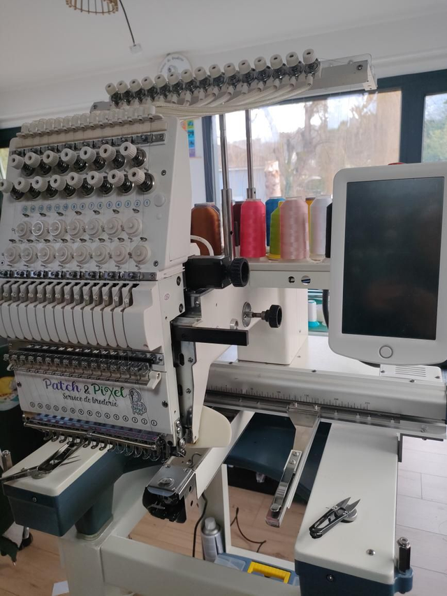 Cours de prise en main de brodeuse numérique 