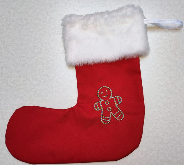 Chausette de Noël  d'épice 