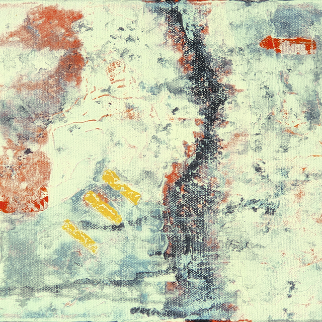 'Fissure 2' - square card (15cm) + envelope