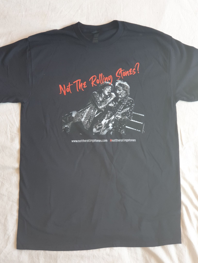 Black Not The Rolling Stones T shirt