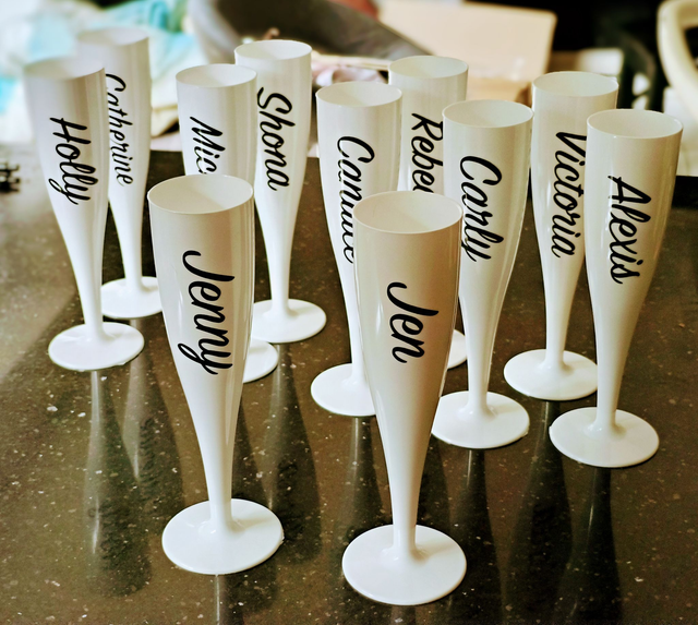 Personalised Champagne Flute