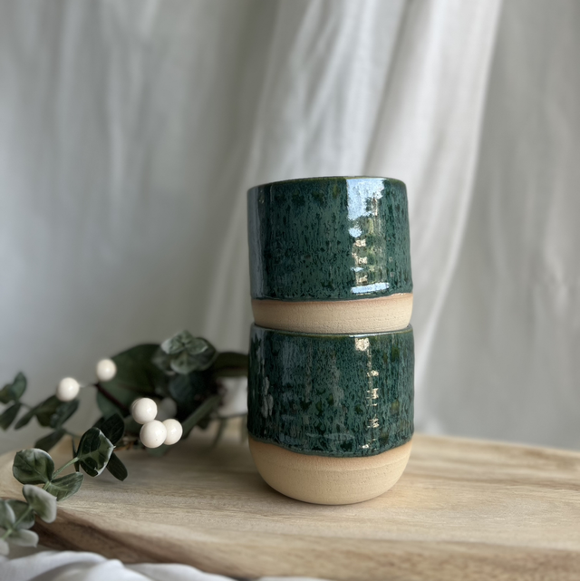 Cappuccino Cup Set "kiwi"
