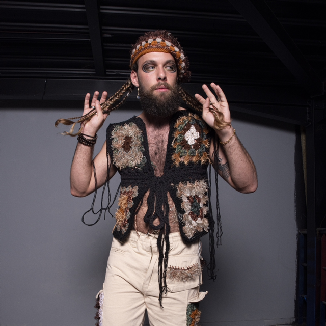 LOOK 7 - Gilet sans manches granny