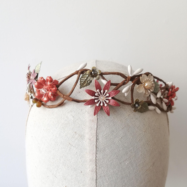 Couronnes de fleurs automne