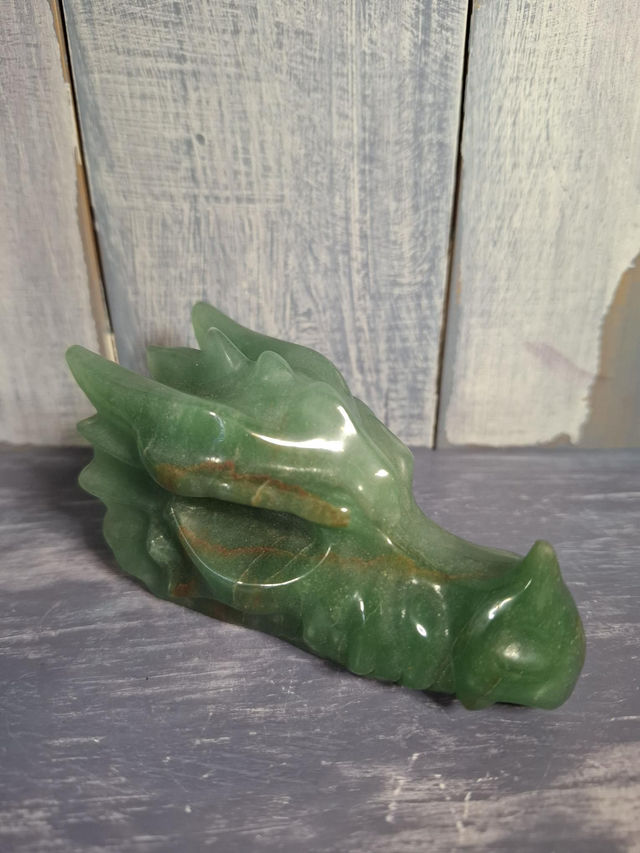 Green Aventurine Dragon Head 
