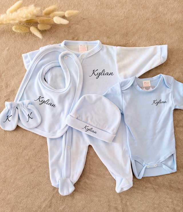 Coffret 5 pièces Pyjama velours