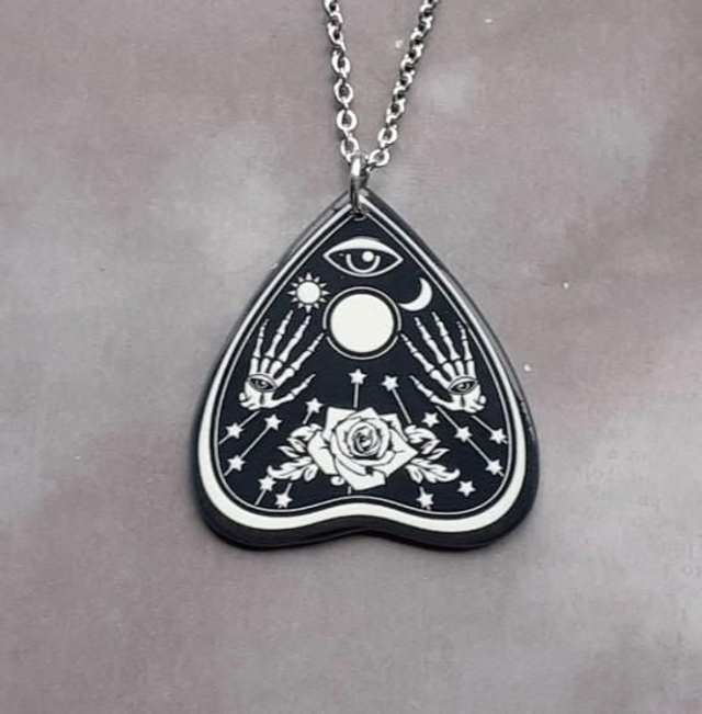 Rose Planchette Necklace 