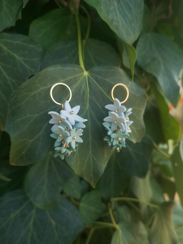 Collection Florale Brin de Sauge - Boucles d'oreilles Marion