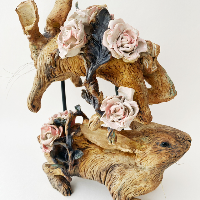 Springtime sculpture- Tish Campbell Exhibition