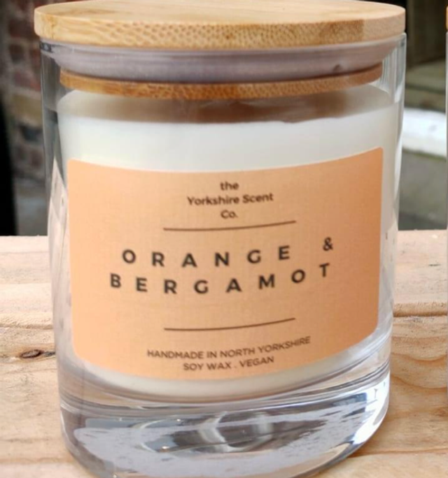 Orange and bergamot Jar candle