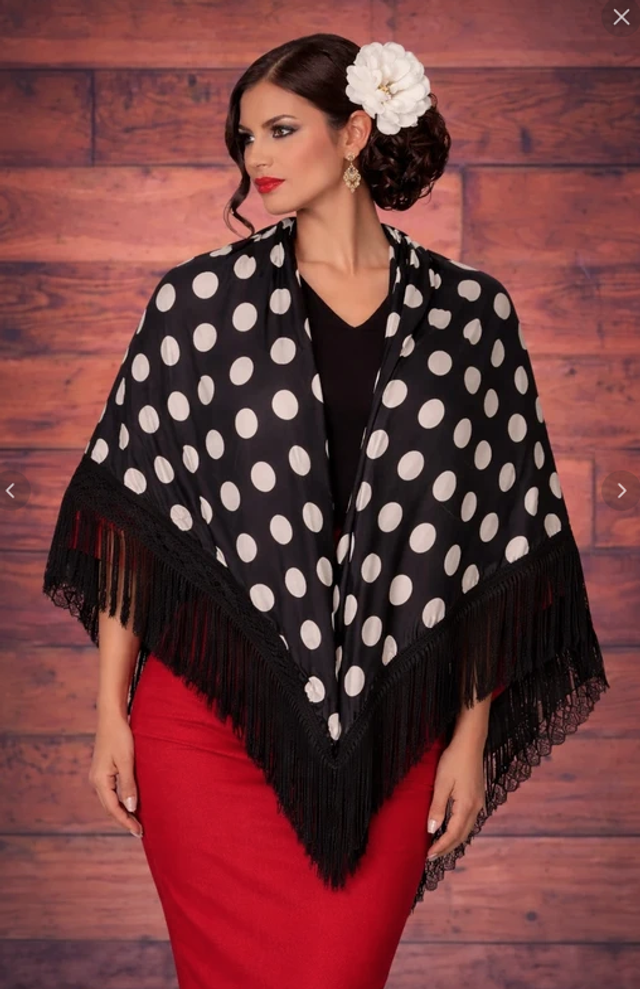484 Châle Flamenco Bohème 