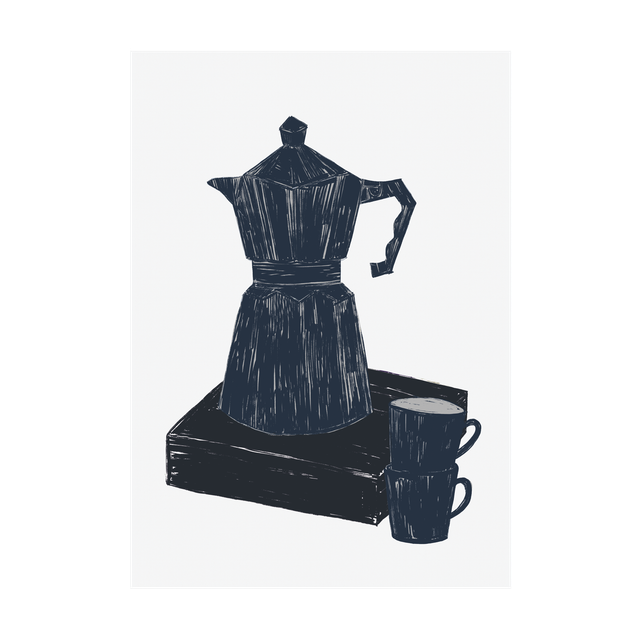 A3 Print - Moka Pot