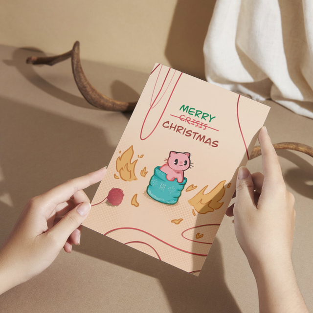 Christmas Cats | POSTCARD