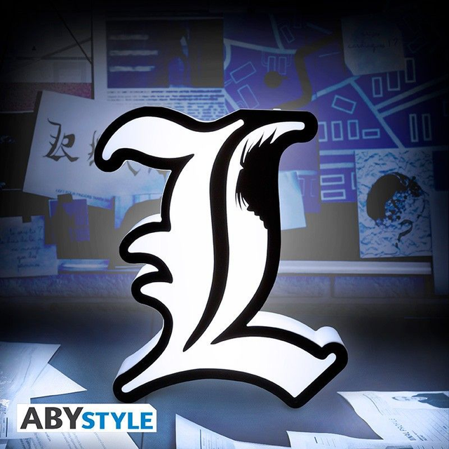 DEATH NOTE - Lamp - &quot;L&quot; di ABYstyle 💡🕵️‍♂️