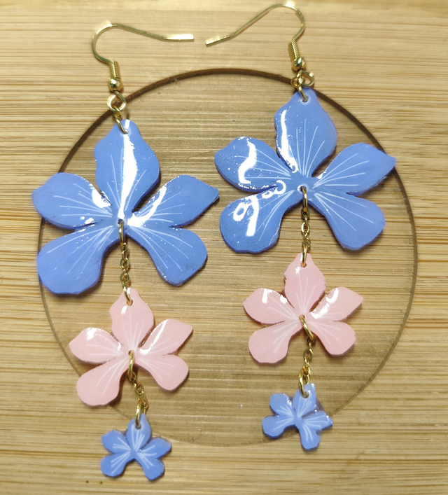 Cléor Bleuet et rose Blush