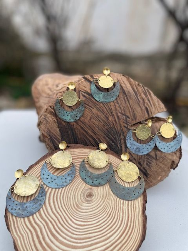 Pendientes Sol y Luna