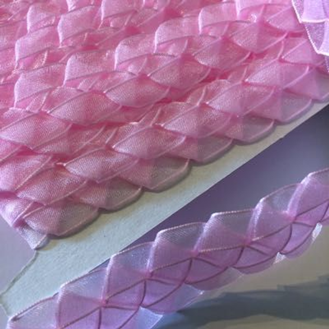 Trim - Pink Ribbon Organza 
