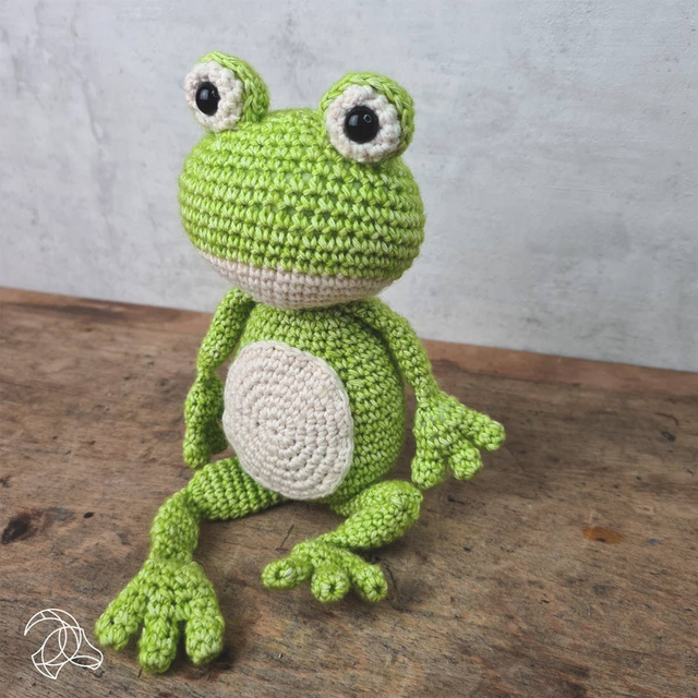 Häkelset Frosch Vinny