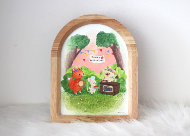 Peinture originale Drawberry Days #4