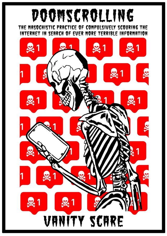 Doomscrolling A4 Print 
