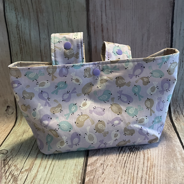 Fahrradtasche, Vogel