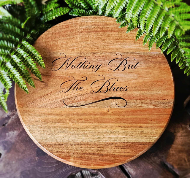 "Nothing But the Blues" Serving Plate
