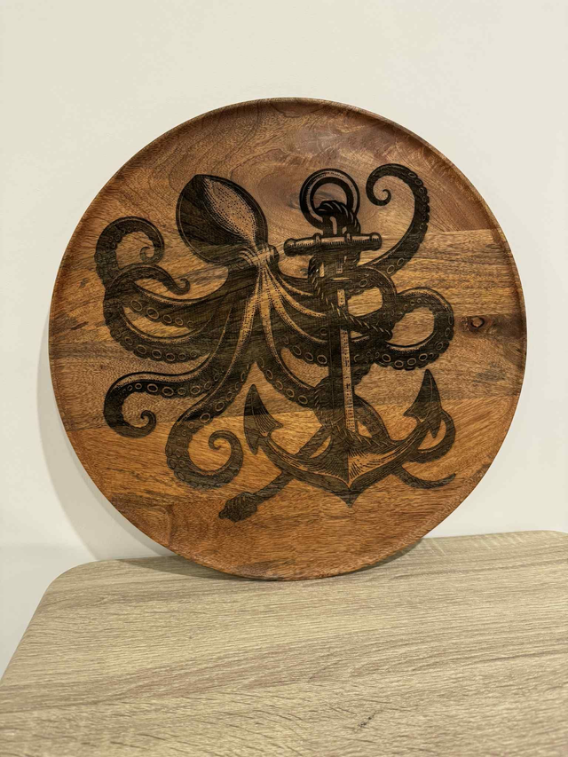 GRAND PLATEAU DECORATIF MANGUIER