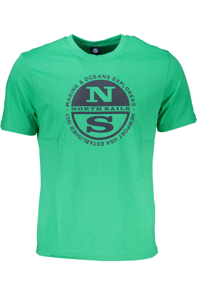 NORTH SAILS T-SHIRT MANICHE CORTE UOMO VERDE