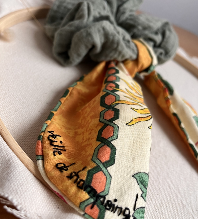 Foulchie Veille de Shampoing vert/orangé