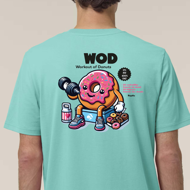 Camiseta donut turquesa