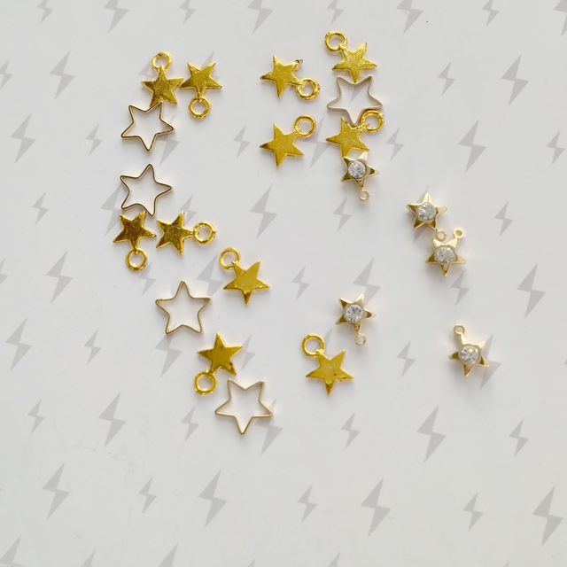 Gold plated Mini Star Charms