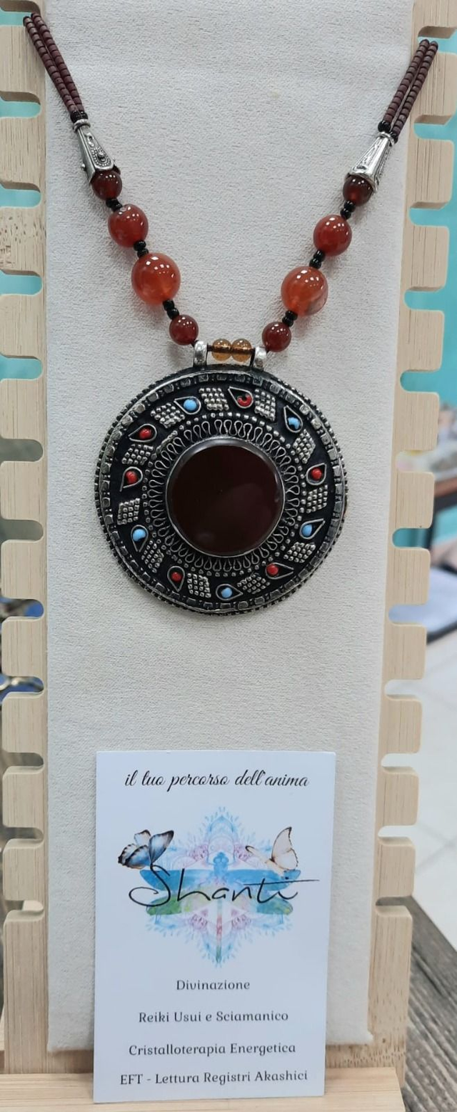 Collana artigianale indiana armonia familiare