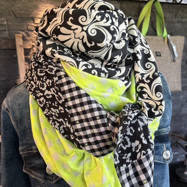 FOULARD ARABESQUE FLOWERS
