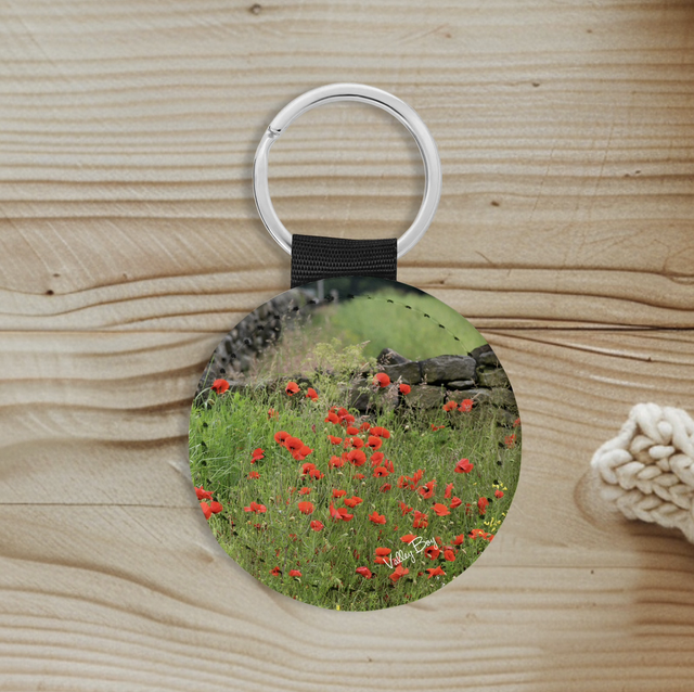 “Poppies at High Bradfield” Keyring  