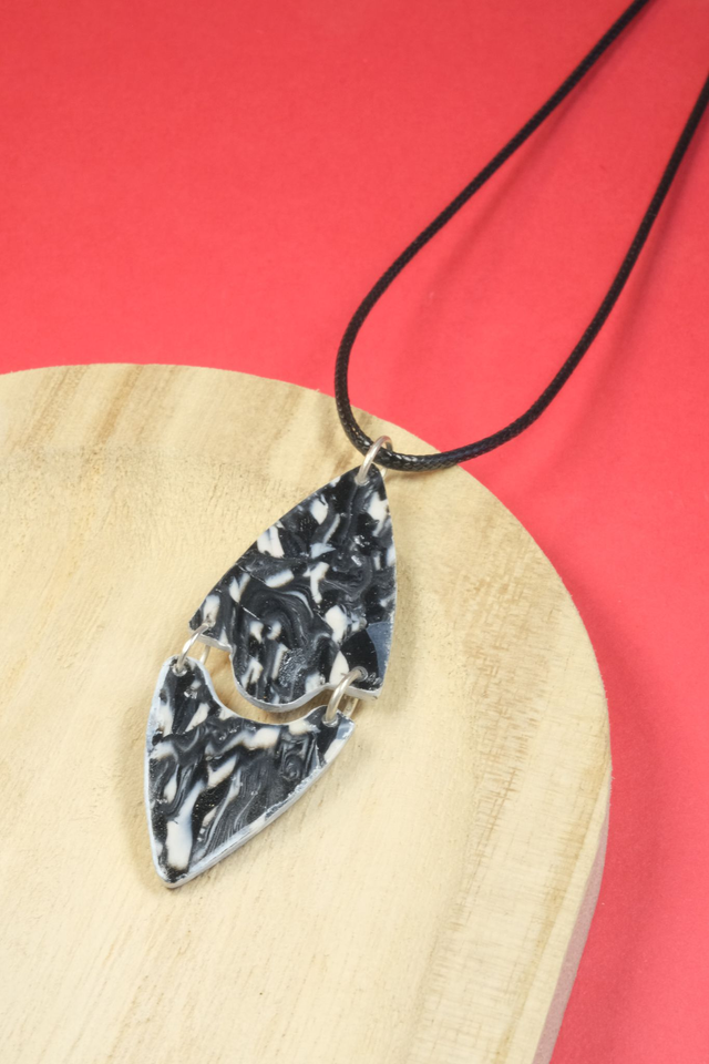 BLACK&WHITE - collier #01