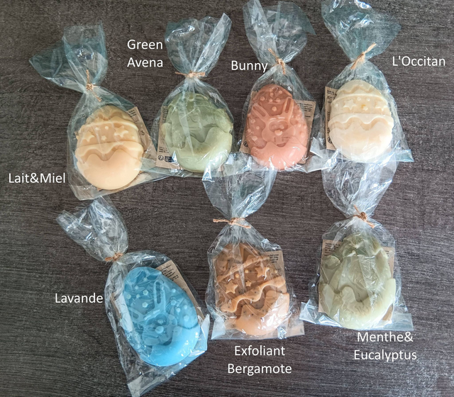 Coffret 2 savon "œuf de Pâques"