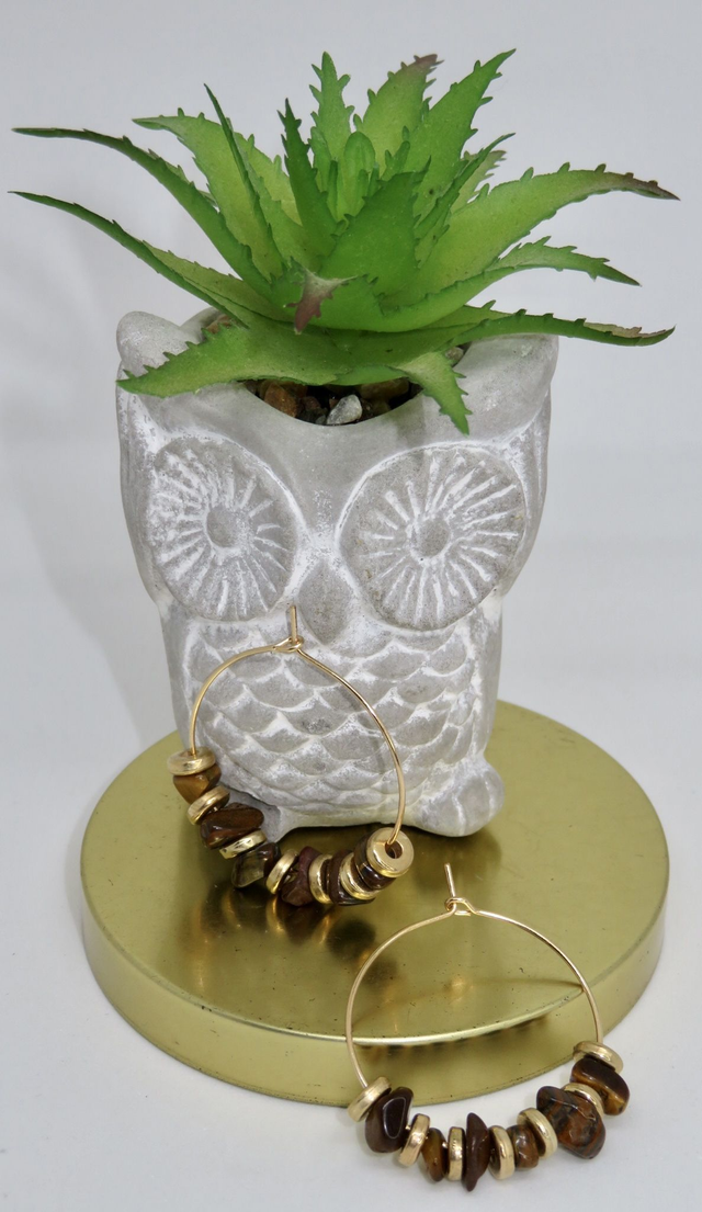 Créole en Oeil de tigre