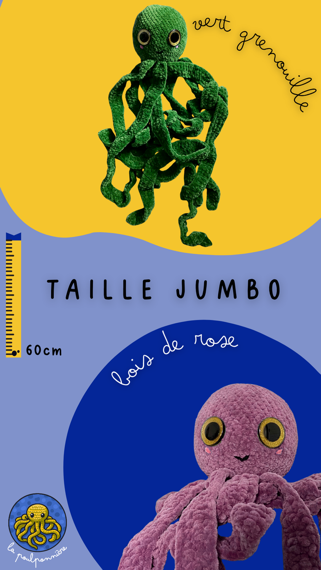 Poulpe taille JUMBO